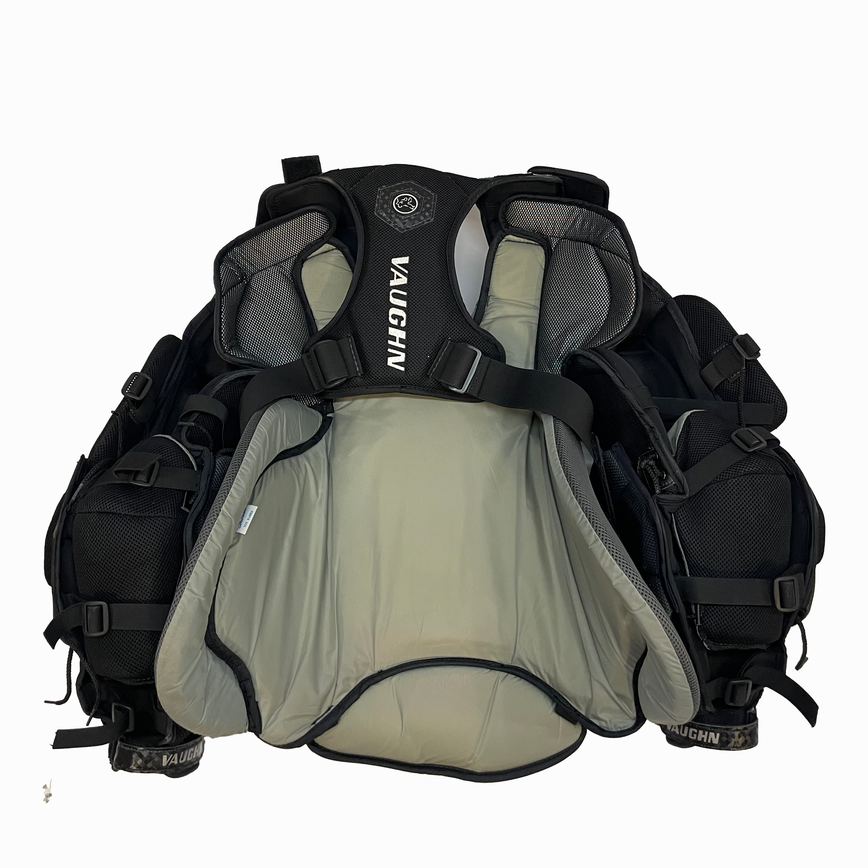 Vaughn Velocity V9 - Pro Stock Goalie Chest Protector (Black/White)